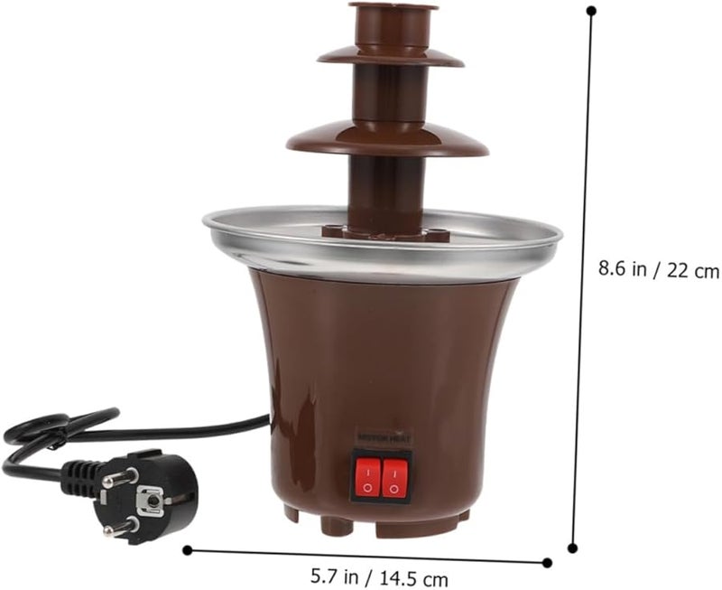 آلة نافورة الشوكولاتة كابيلوك 3 طوابق صانع فوندو لإذابة الجبن والشوكولاتة - Image 4